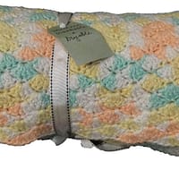 Baby Blanket - Crochet - Multicolor - Crib size Baby Blanket MultiColor Crib Size scaled 1