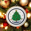 Christmas Tree backdrop of ornaments Photoroom