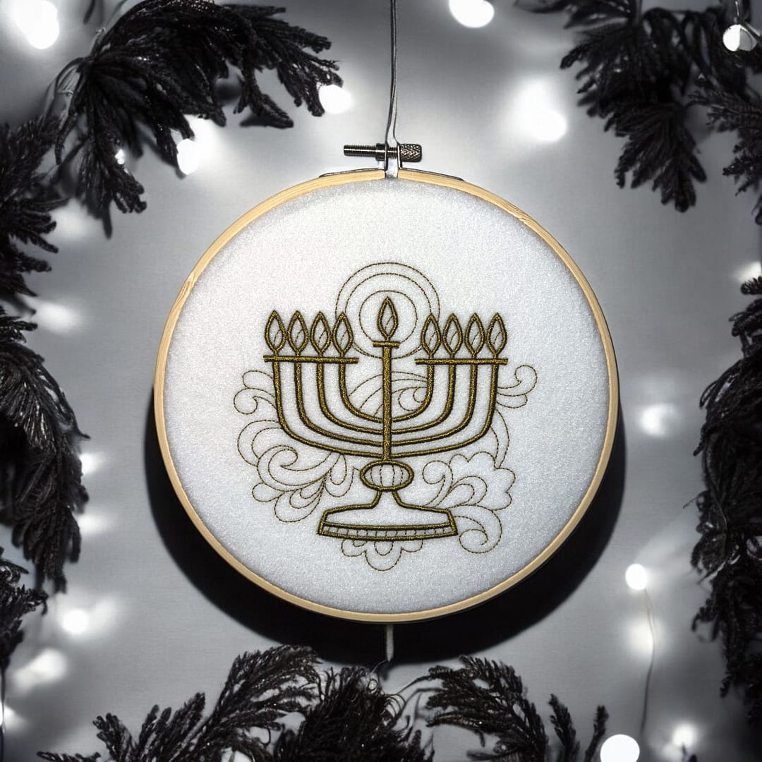 Menorah Wall Decor - with background-Photoroom Menorah Wall Decor with background Photoroom