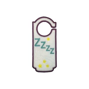Fancy Felt Door Hanger - "ZZZZ"
