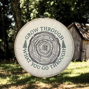 Grow Through What You Go Through Wall Decor