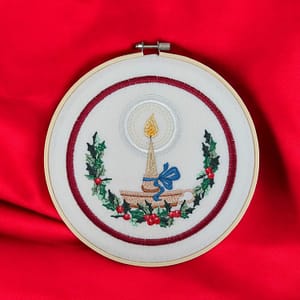 Christmas Candle Wall Decor