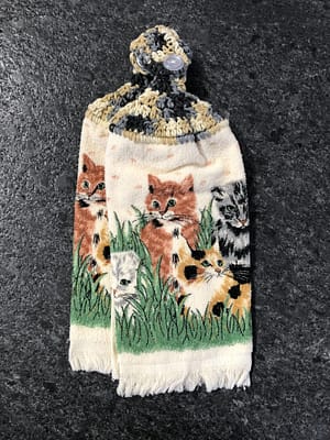 Cats in the Grass Towel (set of 2)