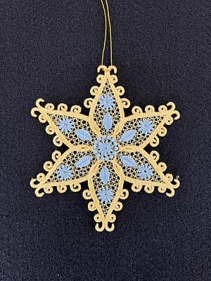 Holiday Ornament, FSL Snowflake (OMA-25)