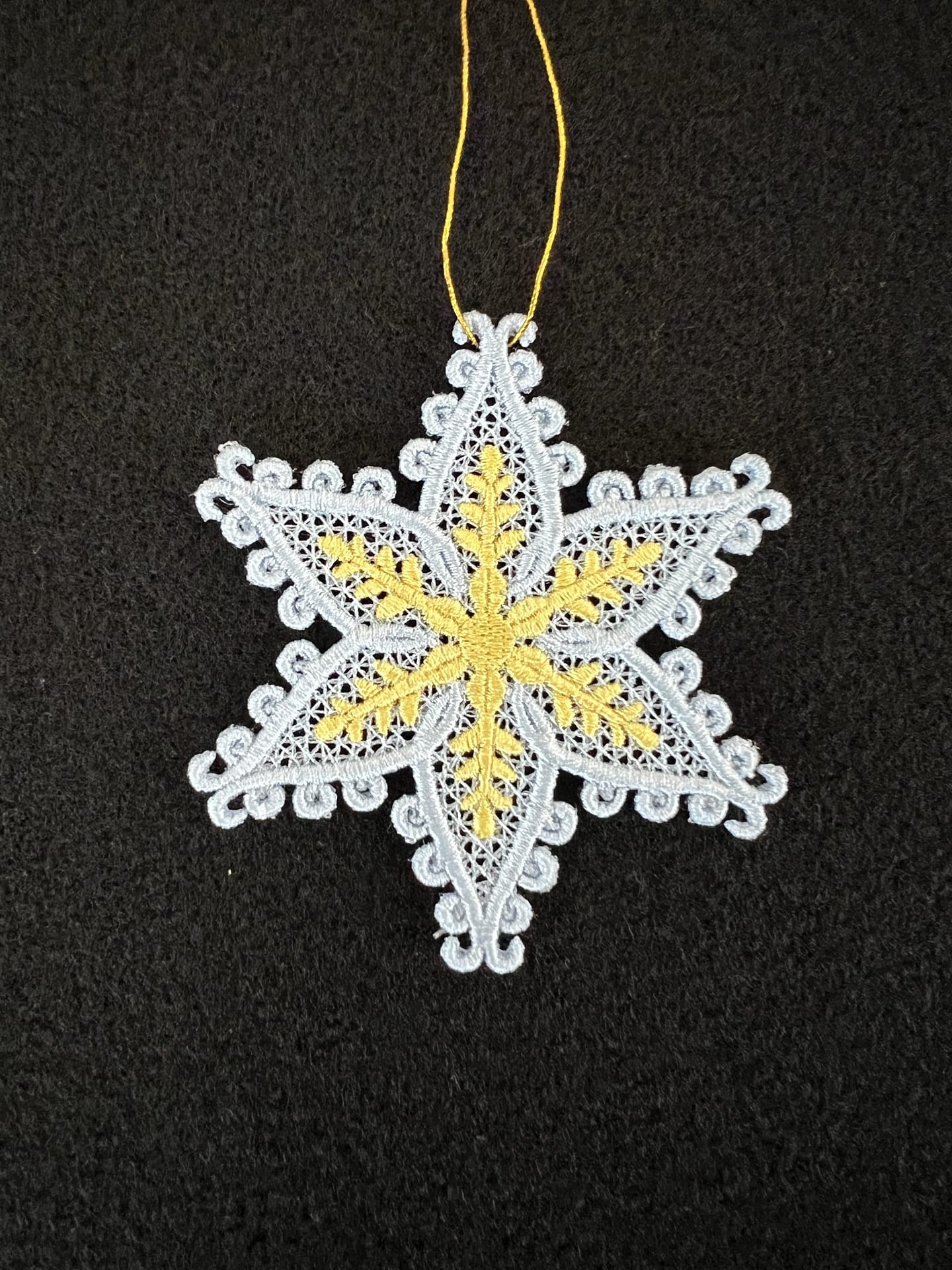 Holiday Ornament, FSL Snowflake (OMA-22)