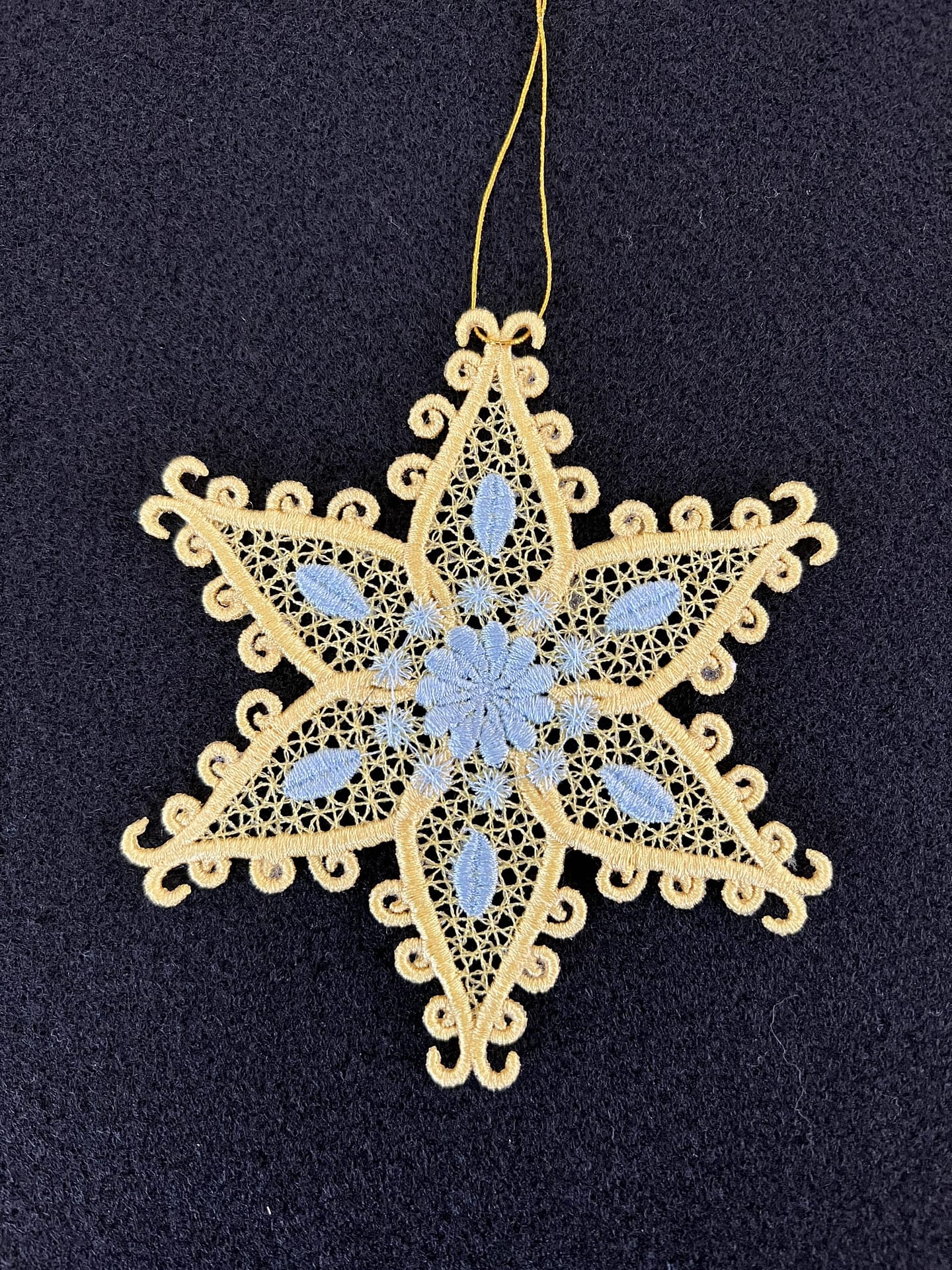 Holiday Ornament, FSL Snowflake (OMA-23)