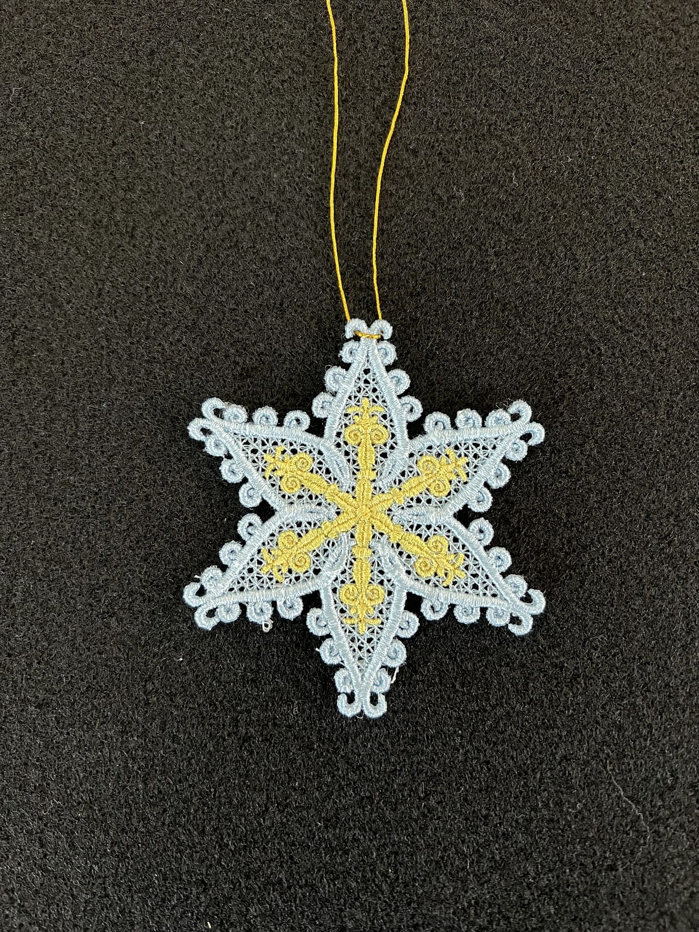 Holiday Ornament, FSL Snowflake (OMA-28)