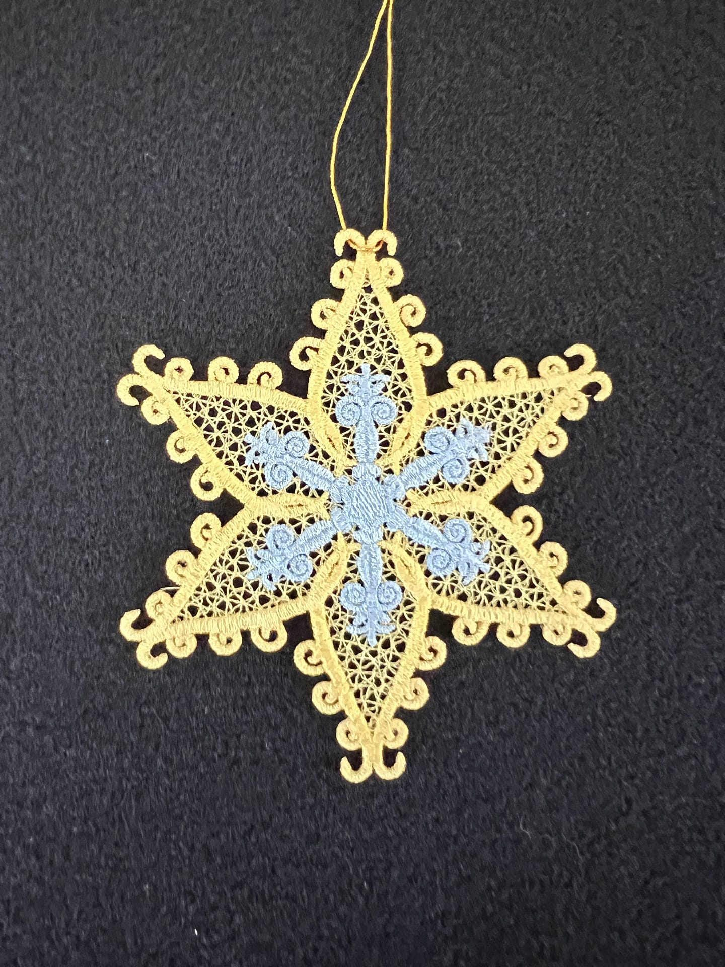 Holiday Ornament, FSL Snowflake (OMA-29)